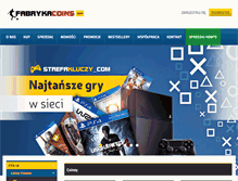Tablet Screenshot of fabrykacoins.com